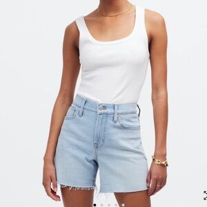 Madewell Light Blue Jean Shorts